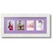 ArtToFrames Collage Photo Picture Frame with 4 - 2.5x3.5 inch Openings, Framed in White with Over 62 Mat Color Options and Regular Glass (CSM-3966-20)